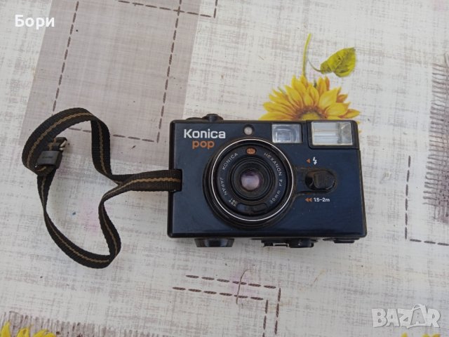 Konica Pop 35мм лентов фотоапарат, снимка 1 - Фотоапарати - 40061057