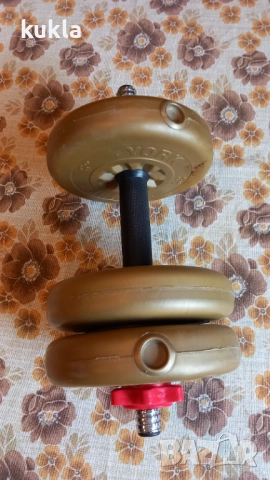 Дъмбел за фитнес 7,7 кг., снимка 4 - Фитнес уреди - 54182599