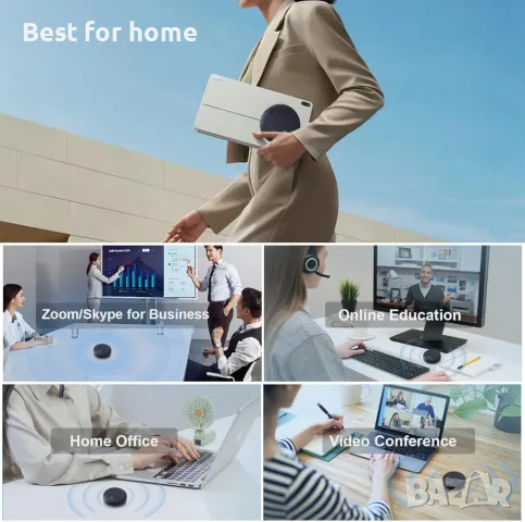 BALILA Конферентен високоговорител и микрофон с безжични микрофони, снимка 3 - Микрофони - 50334989