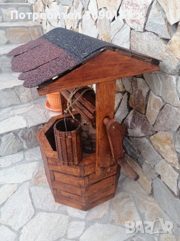 Декоративни дървени кладенчета за вашите градини , снимка 9 - Градински мебели, декорация  - 40215064