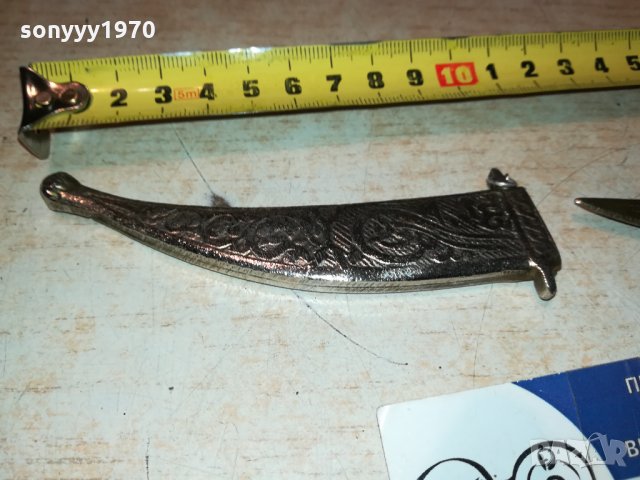 ОРИЕНТАЛСКА КАМА С КАНИЯ ОТ ФРАНЦИЯ 0612211855, снимка 6 - Антикварни и старинни предмети - 35050981