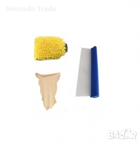 Комплект четки за автомобил Mercado Trade, Четки за почистване, 3 бр