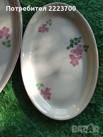 Ретро плата- комплект от два броя , снимка 2 - Чинии - 42225846