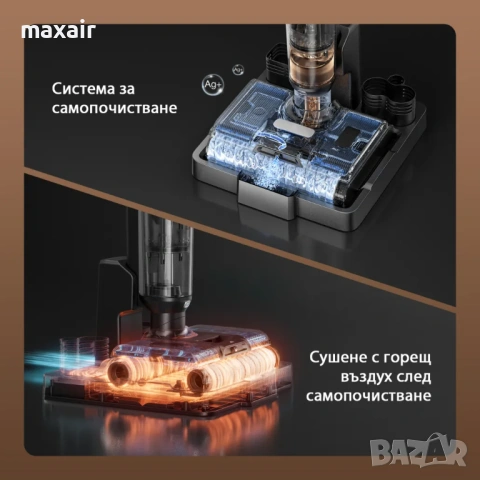 Вертикална прахосмукачка за сухо и мокро почистване JIMMY PW11 Pro*Безплатна доставка, снимка 6 - Прахосмукачки - 53925506