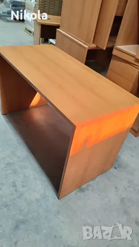 Бюро 70/140см и 120/60см височина 74см цбят череша , офис маса 2бр , снимка 3 - Бюра - 49277829