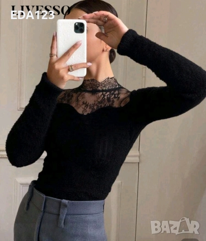 Блузка с дантела