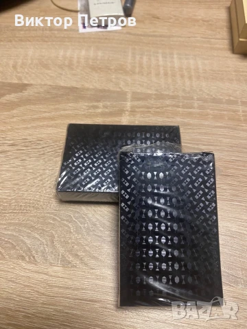 КОМПЛЕКТ КАРТИ ЗА ИГРА ЧЕРЕН ПЛАСТИК , снимка 15 - Карти за игра - 50705302