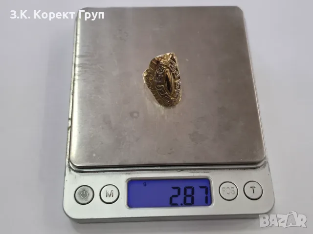 Дамски златен пръстен 14К 585 / 2,87 гр., снимка 8 - Пръстени - 55853428
