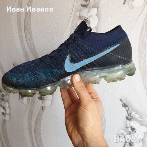 маратонки  NIKE AIR VAPORMAX JD SPORTS ICE BLUE  номер 44,5-45, снимка 12 - Маратонки - 39889437