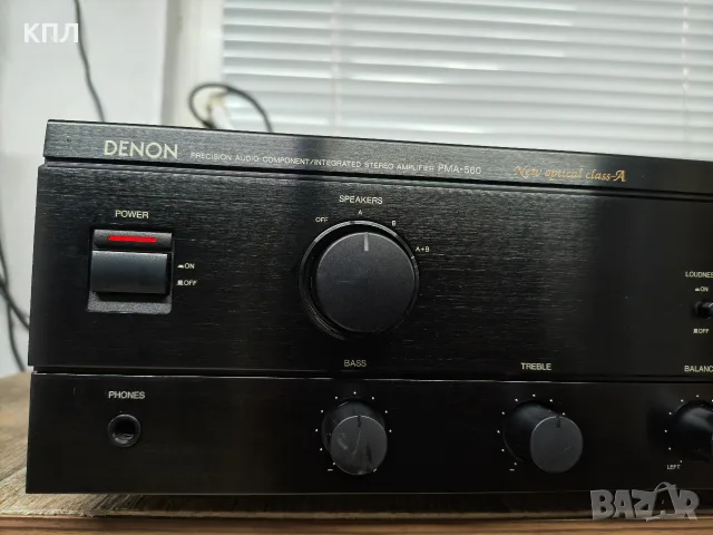 Усилвател DENON PMA-560, снимка 2 - Ресийвъри, усилватели, смесителни пултове - 55943889
