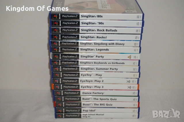 Игри за PS2 SingStar: 80's/90's/Rock Ballads/Rocks!/Singalong with Disney/EyeToy 1 2 3/Pop Idol/Buzz, снимка 18 - Игри за PlayStation - 54078078