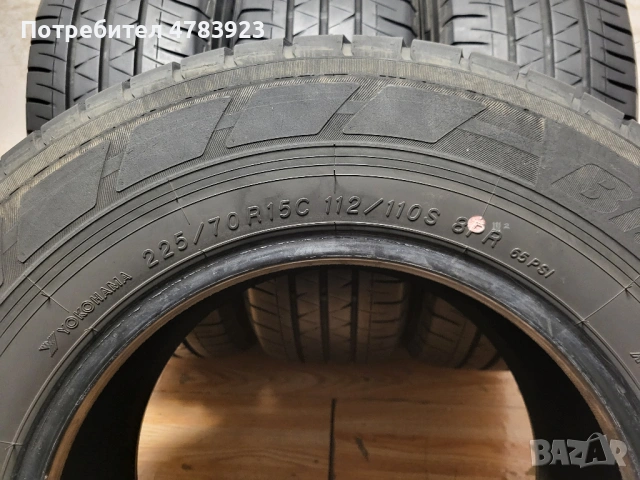 225/70/15C Yokohama / летни гуми бус, снимка 7 - Гуми и джанти - 54045854