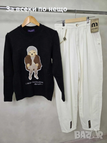 Polo by Ralph Lauren Дамски Черен Пуловер Код L-A3, снимка 2 - Блузи с дълъг ръкав и пуловери - 52980814