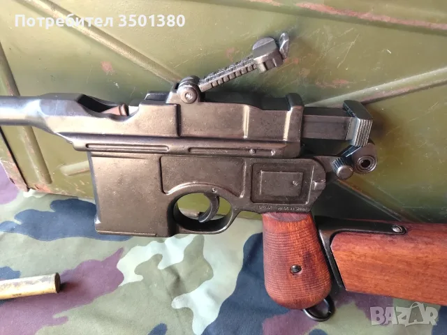 Пистолет Mauser C96, снимка 9 - Антикварни и старинни предмети - 56112218