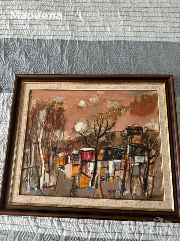 Маслена картина на И.Тончев,цена 450 лв.