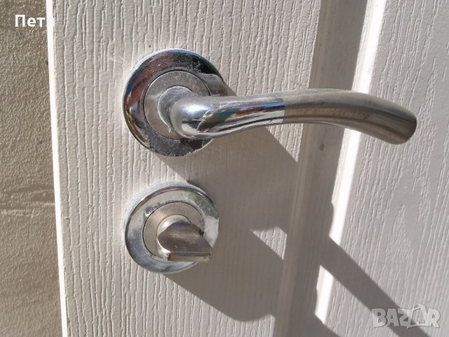 Бяла интериорна врата с брава със заключване, снимка 5 - Интериорни врати - 31149352