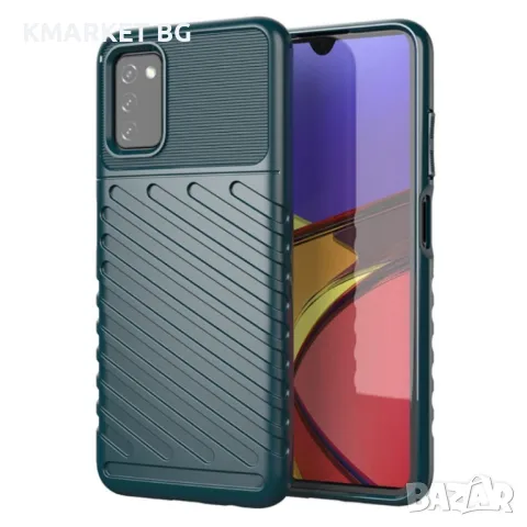 Samsung Galaxy A03s Удароустойчив Twill Texture Калъф и Протектор, снимка 2 - Калъфи, кейсове - 48582751