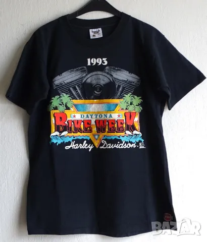 Harley Davidson Daytona Beach - мъжка тениска , снимка 2 - Тениски - 49379021