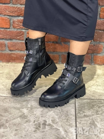 дамски боти от естествена кожа kenzo, снимка 7 - Дамски боти - 51441671