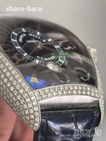 Franck Muller Curvex Blue Concept Diamond Case, снимка 5 - Мъжки - 50373946