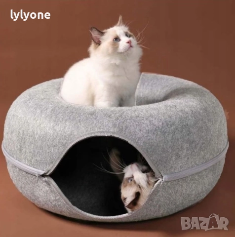 Нов Тунел за игра и скривалище за котки * Котка * Легло * Къща * Хралупа - Размери, снимка 4 - За котки - 43033912