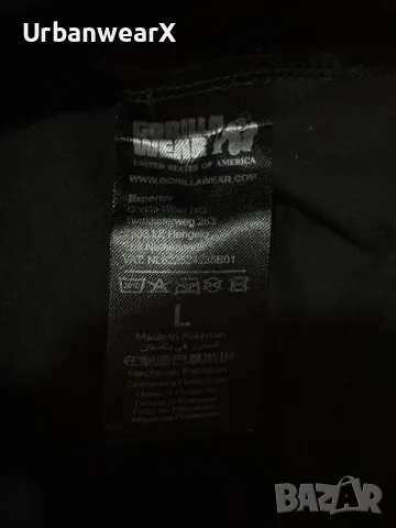 Мъжки спортен потник Gorilla wear размер L, снимка 5 - Спортни дрехи, екипи - 55867917