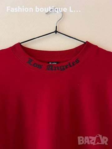Червена блуза с дълъг ръкав М размер 100% памук ❤️, снимка 2 - Блузи с дълъг ръкав и пуловери - 44326275