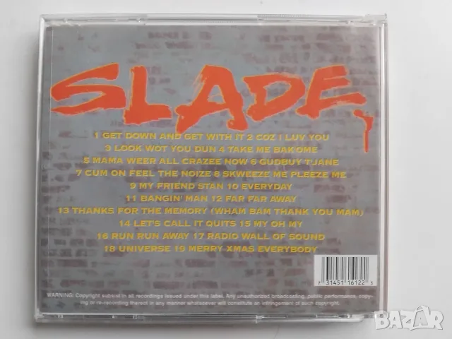 Slade – Wall Of Hits - матричен диск музика, снимка 3 - CD дискове - 56453966