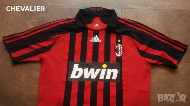 Adidas AC MILAN Football T-Shirt Размер M мъжка футболна тениска 17-67, снимка 4 - Тениски - 50647449