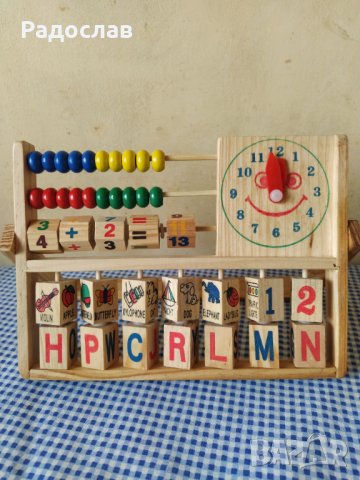 детско дървено сметало, снимка 3 - Образователни игри - 34172221