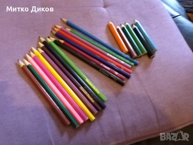 Цветни моливи маркови 22 броя Класик-Меморис-Каляка Маляка, снимка 2 - Ученически пособия, канцеларски материали - 44404071