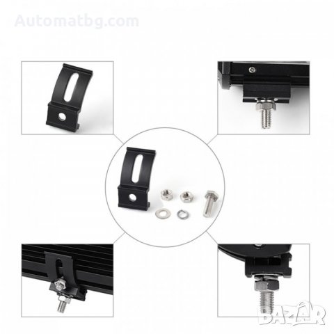 Led Bar Automat, 24 диода, 10V - 30V, 30см, 72W, Черен, снимка 2 - Аксесоари и консумативи - 37499544