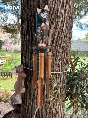 Вятърен звънец Котка, снимка 4 - Градински мебели, декорация  - 54158762