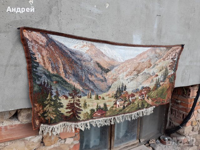 Старинен ковьор,покривка за стена #106, снимка 2 - Антикварни и старинни предмети - 34034069