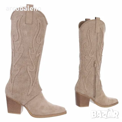 Летни дамски западни и байкърски ботуши, 4цвята , снимка 9 - Дамски ботуши - 49471492