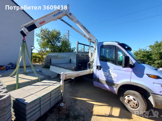 Транспортни Услуги Тристранен Самосвал с КРАН-Варна, снимка 7 - Транспортни услуги - 39296535