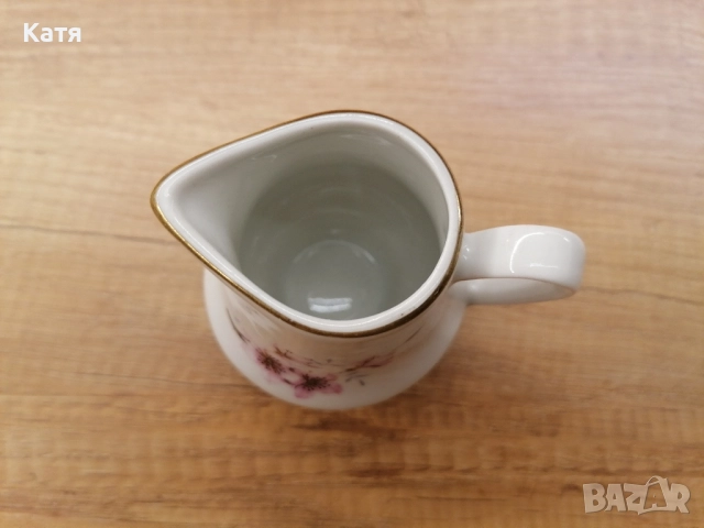 Каничка за мляко порцелан Китка Нови Пазар, снимка 3 - Чинии - 52436101