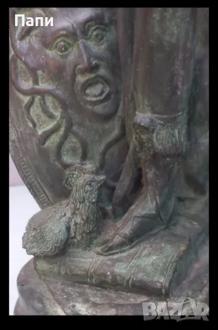 Бронзова скулптура на богинята "Белона", снимка 11 - Антикварни и старинни предмети - 48021731