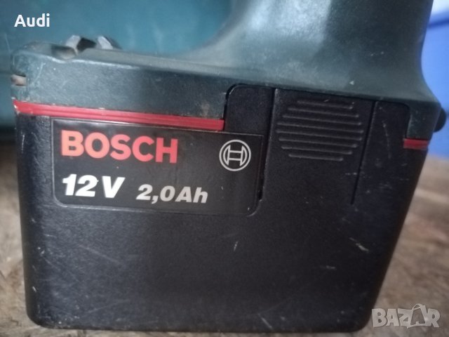 Комплект BOSCH винтоверт с две батерии, зарядно и куфар. Винтоверт BOSCH 12V GSR 12 VSH-2  Made in S, снимка 6 - Бормашини - 42274735