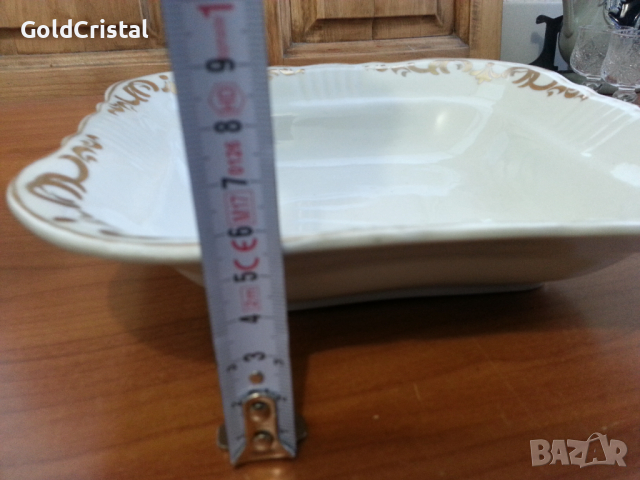 Стар български порцелан купа , снимка 4 - Антикварни и старинни предмети - 36502135