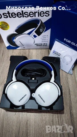 Геймърски слушалки SteelSeries Arctis 7P+ Wireless (за PS5, PS4, PC, Switch), снимка 3 - Слушалки и портативни колонки - 53922254