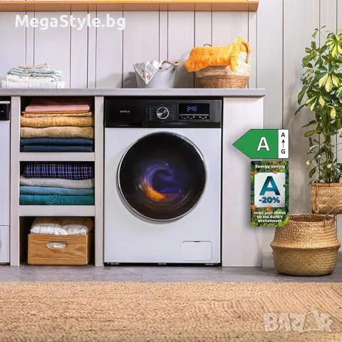  Пералня Cecotec Bolero DressCode 12500 Inverter Plus (12 кг) – Клас А, снимка 4 - Перални - 56231040