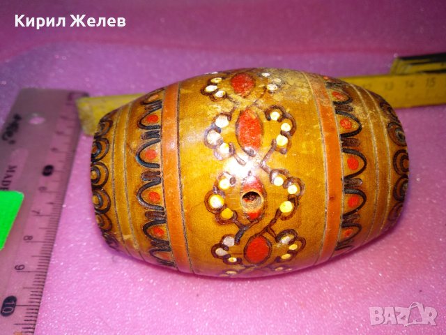 СТАР ЕТНО ПИРОГРАФИРАН СУВЕНИР БУРЕНЦЕ РЪЧНА ИЗРАБОТКА За ТЕМАТИЧНА ДЕКОРАЦИЯ 24078, снимка 11 - Декорация за дома - 44185551