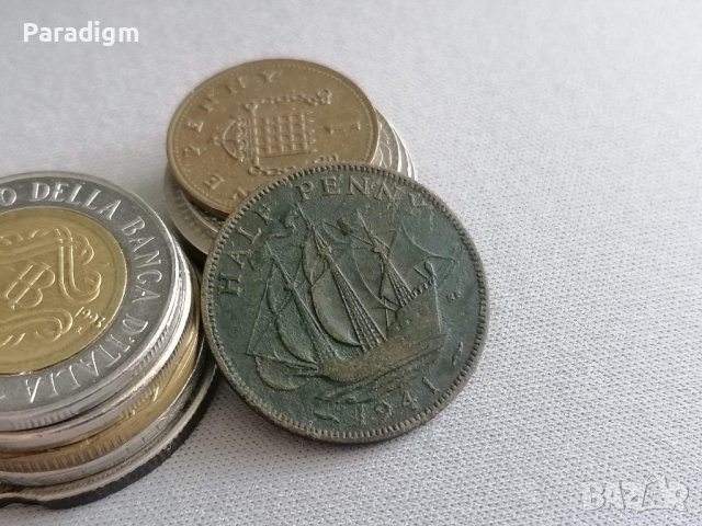 Монета - Великобритания - 1/2 (половин) пени | 1941г.