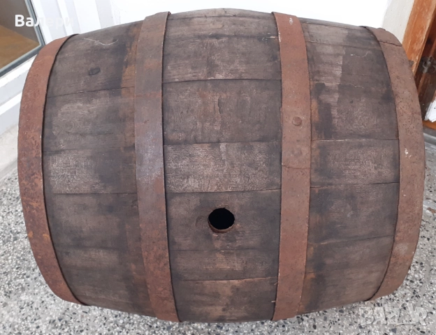 Буре - черничево, старо, 70 литра, снимка 3 - Бидони, бурета и бъчви - 52956544