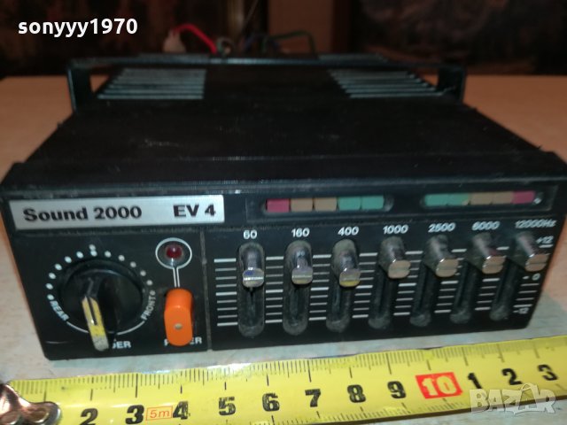 SOUND 2000 EV4-12V AMPLIFIER-MADE IN JAPAN 0512211916, снимка 4 - Ресийвъри, усилватели, смесителни пултове - 35039399