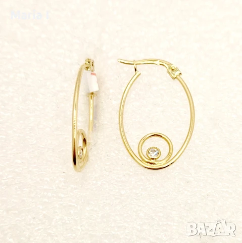 Златни обеци , снимка 5 - Обеци - 42978527