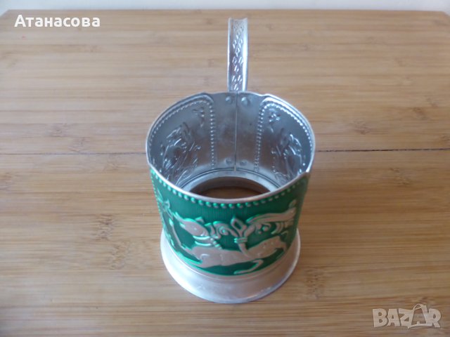 По-редки подстакани зелени с грифони сервиз, снимка 6 - Сервизи - 44463121