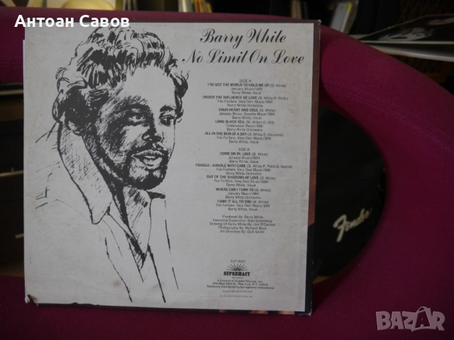 Barry White, снимка 2 - Грамофонни плочи - 54145156