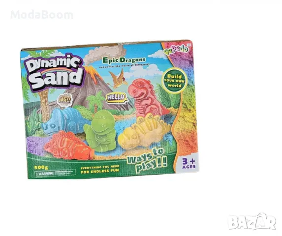 Кинетичен пясък за игра, снимка 6 - Пластелини, моделини и пясъци - 48869866